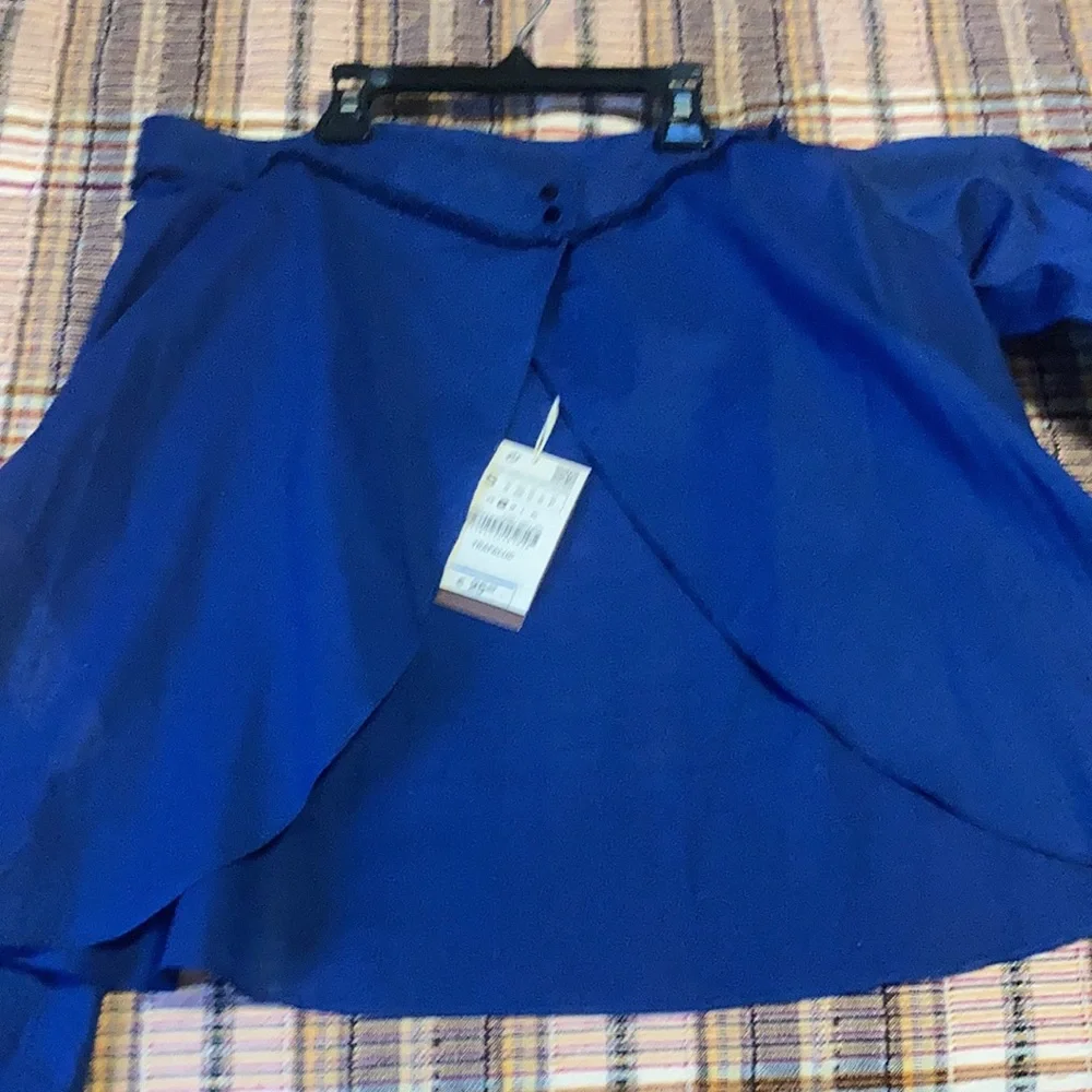 Zara open back off shoulder blouse top - Picture 4 of 7